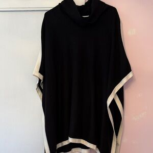 Calvin Klein Black and White Cape